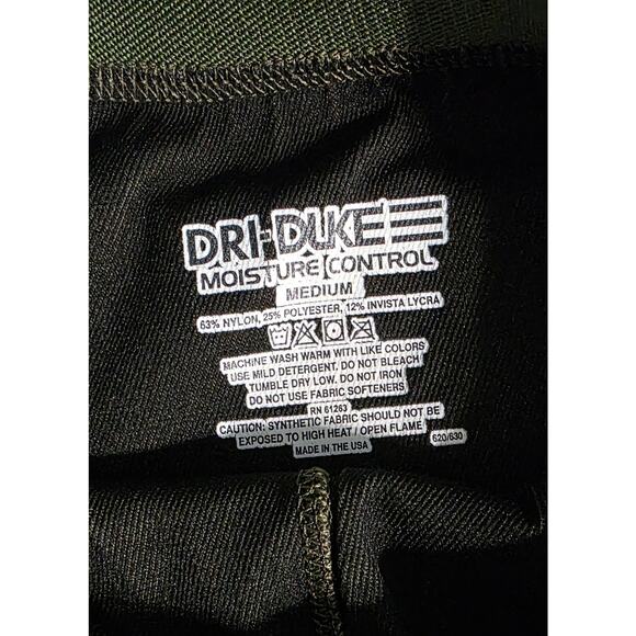 Dri-Duke‎ Base Layer Pants MensM
 Green  Pull On Moisture Control - Picture 3 of 4